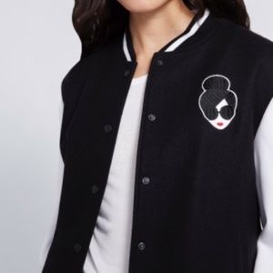 Nwt Alice Olivia Zack Varsity Jacket 